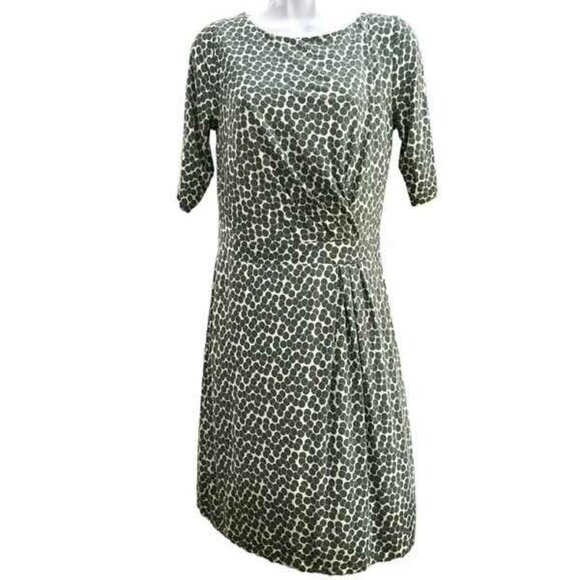 Boden Dresses & Skirts - Boden Annie Gray/Black and Cream Polka Dot Jersey Dress size 10R